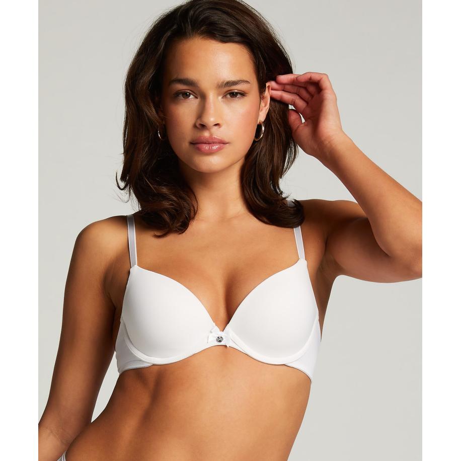 Hunkemöller Voorgevormde beugel bh Plunge Wit Wit