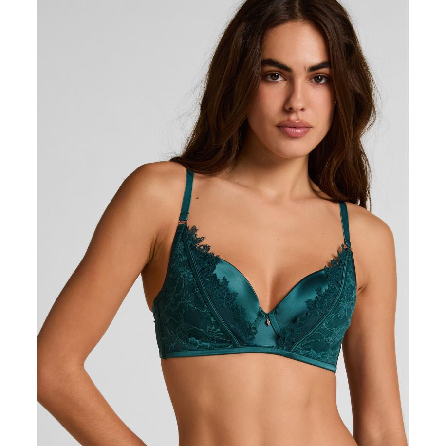 Hunkemöller Voorgevormde longline beugel bh Julia Groen Groen