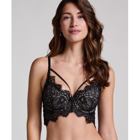Hunkemöller Voorgevormde longline beugel bh Marilee Zwart