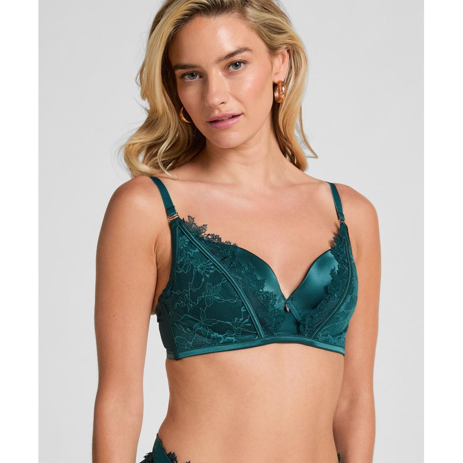 Hunkemöller Voorgevormde longline beugel bh Julia Groen Groen