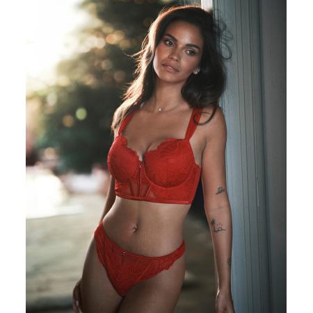 Hunkemöller Voorgevormde longline beugel bh Whitney Rood