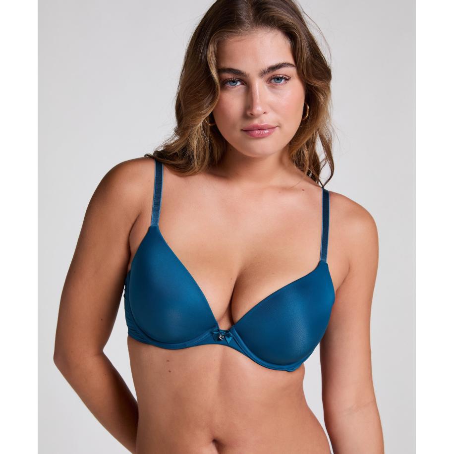Hunkemöller Voorgevormde beugel bh Plunge Blauw Blauw