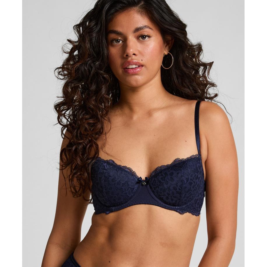 Hunkemöller Voorgevormde beugel bh Marine Blauw Blauw