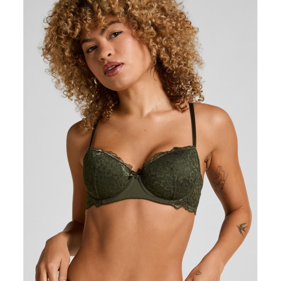 Hunkemöller Voorgevormde beugel bh Marine Groen Groen