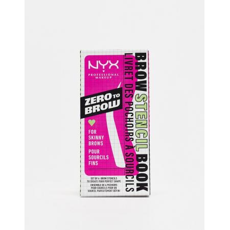 NYX Professional Makeup Zero To Brow Sjabloon voor skinny wenkbrauwen-Geen kleur
