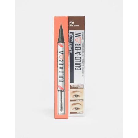 Maybelline Build-A-Brow 2 gemakkelijke stappen Wenkbrauwpotlood en gel in Diepbruin
