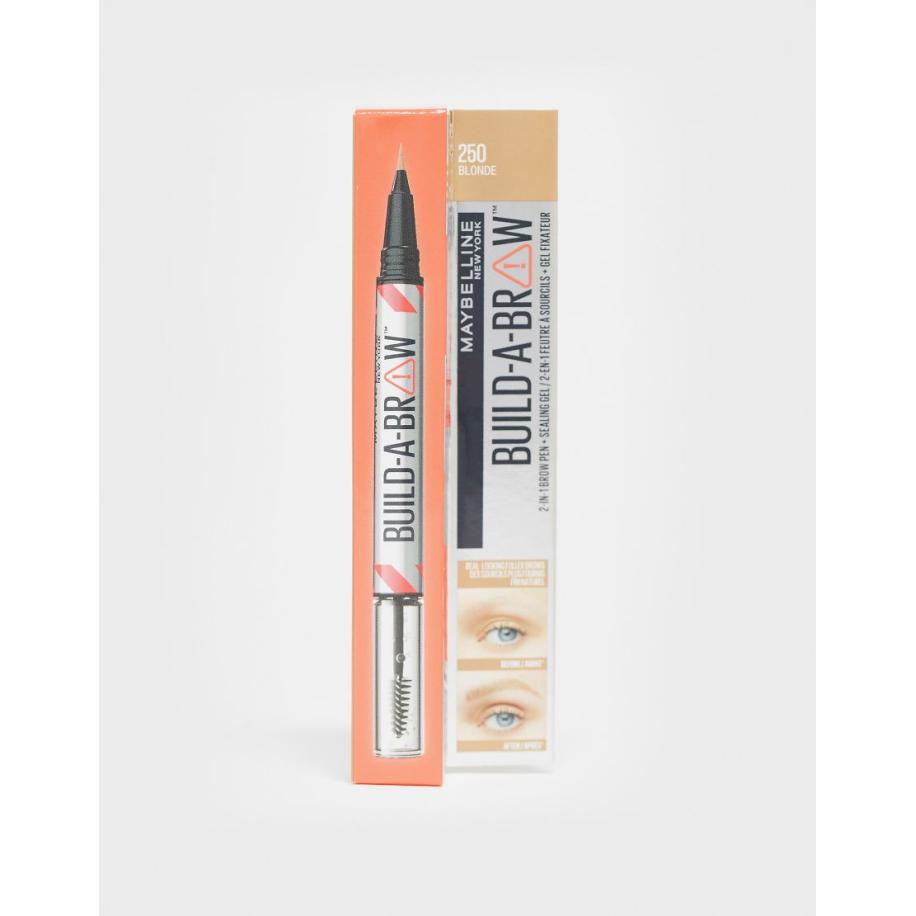 Maybelline Build-A-Brow 2 gemakkelijke stappen Wenkbrauwpotlood en gel in Blond