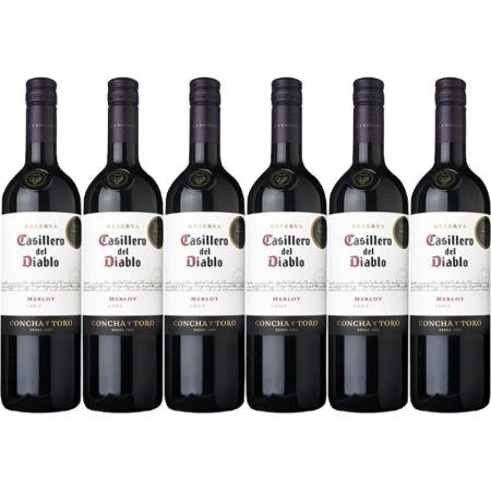 Casillero del Diablo Merlot reserva 6 flessen