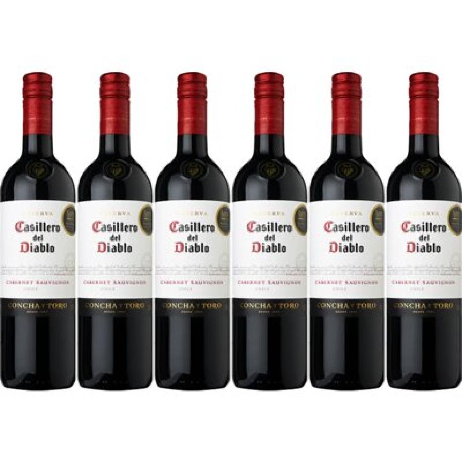 Casillero del Diablo Cabernet sauvignon reserva 6 flessen