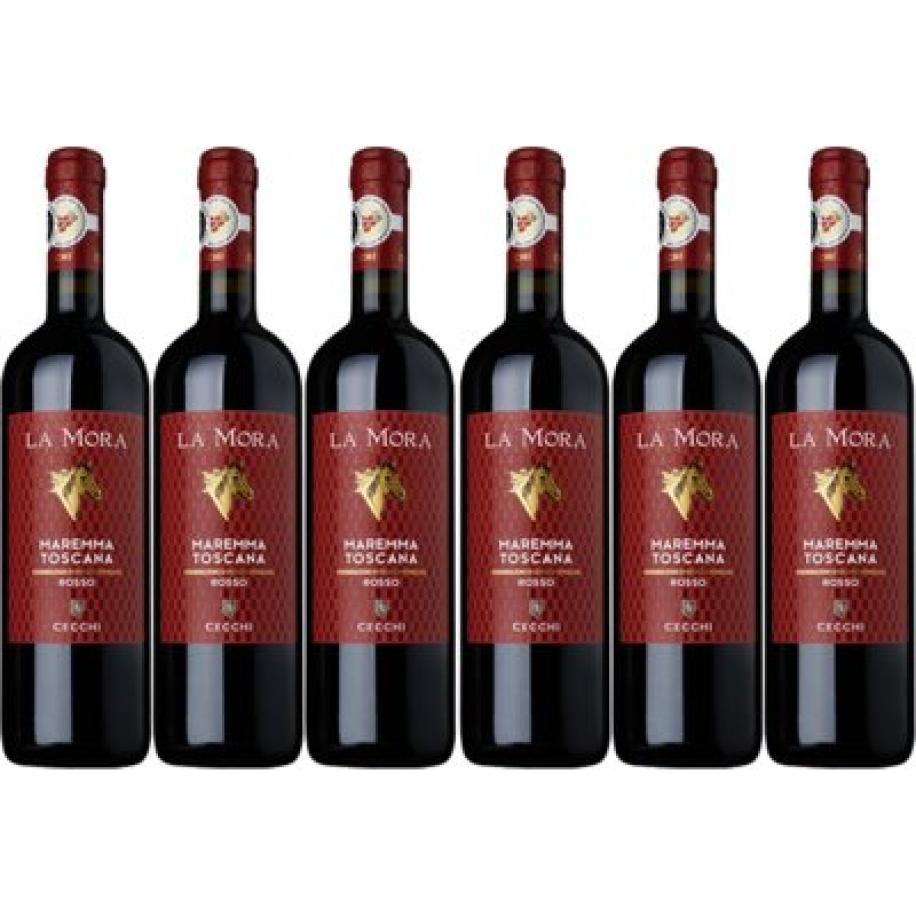 Cecchi La mora maremma toscana 6 flessen