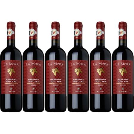 Cecchi La mora maremma toscana 6 flessen