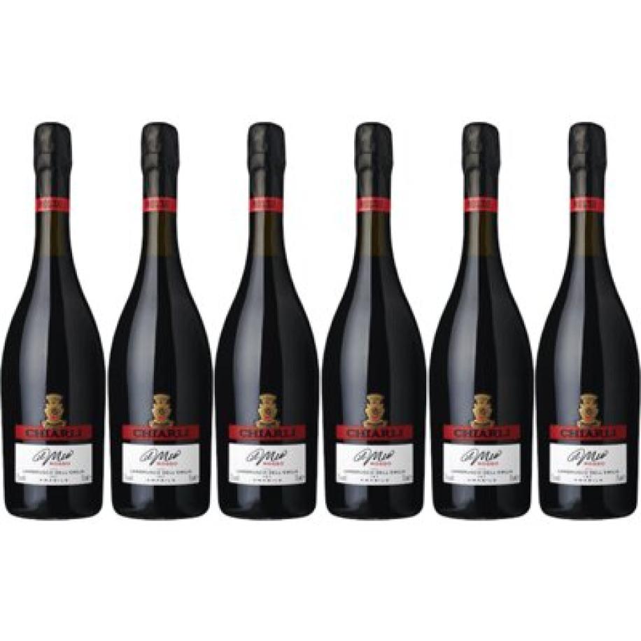 Chiarli 1860 Lambrusco rosso 6 flessen