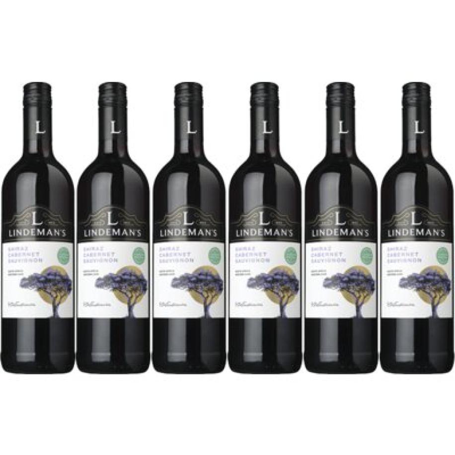 Lindeman's SA shiraz cabernet sauvignon 6 flessen