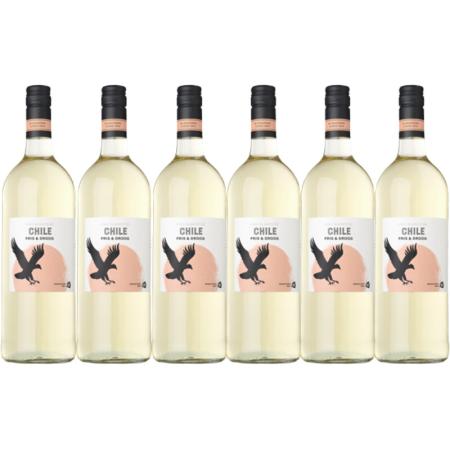 AH Fris & droge Chileense wijn wit 6-pack