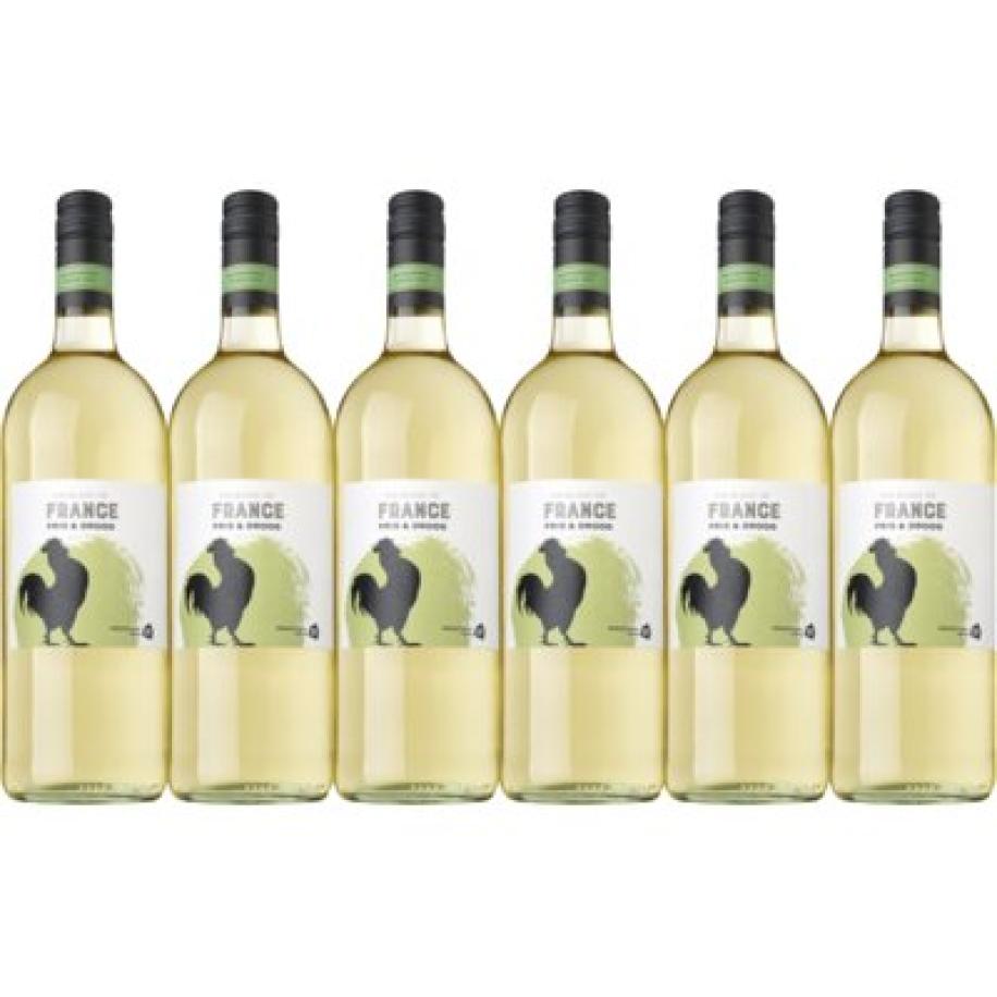 AH Fris & droge Franse huiswijn wit 6-pack