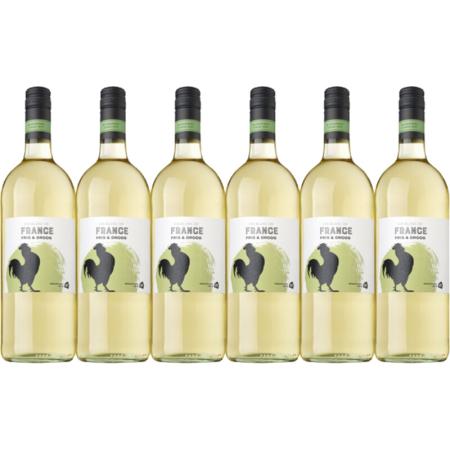 AH Fris & droge Franse huiswijn wit 6-pack