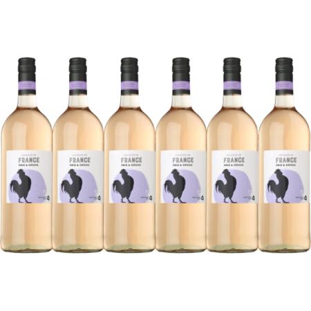 AH Fris & droge Franse huiswijn rosé 6-pack