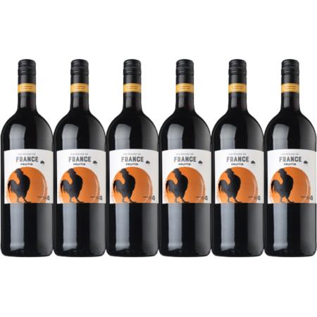 AH Fruitige Franse huiswijn rood 6-pack
