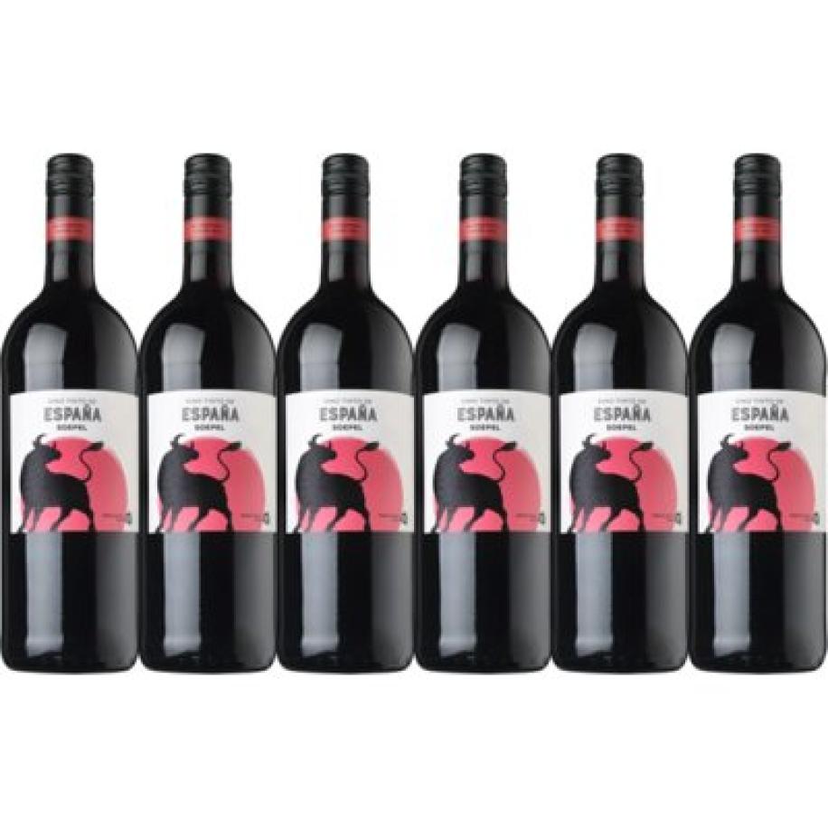 AH Soepele Spaanse huiswijn rood 6-pack