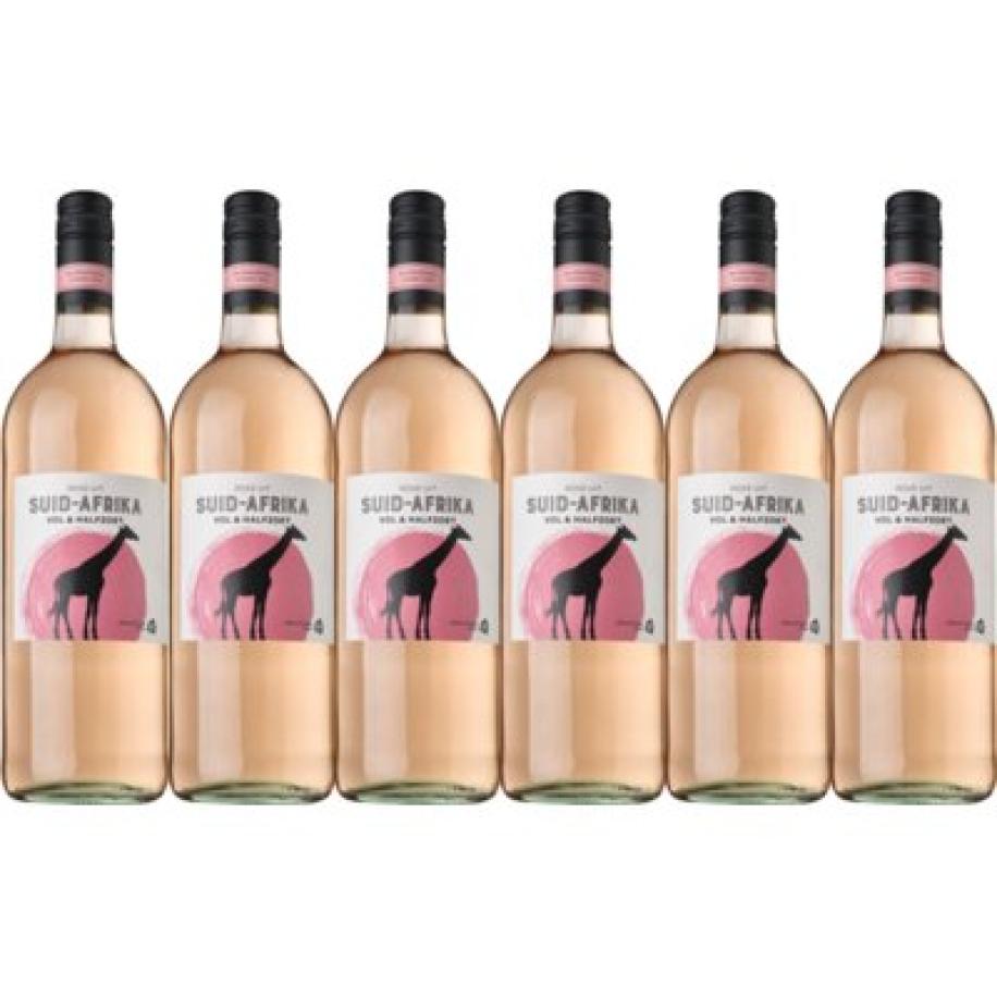 AH Vol & halfzoete Zuid-Afrika rosé 6-pack