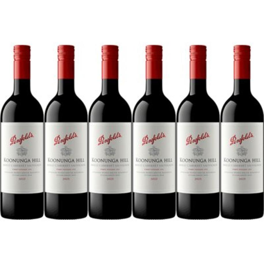 Penfolds Koonunga hill shiraz cabernet 6 flessen