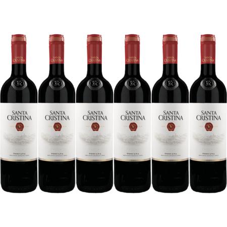 Antinori Santa cristina toscana rosso 6 flessen