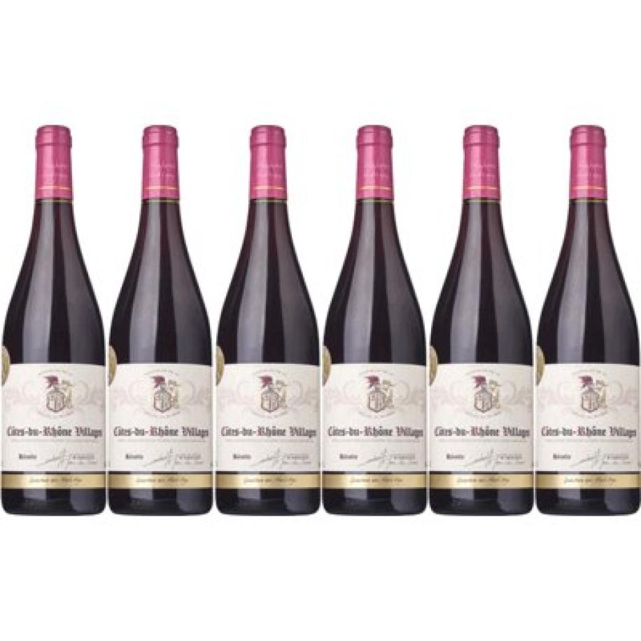 AH Excellent côtes du rhône villages 6 flessen