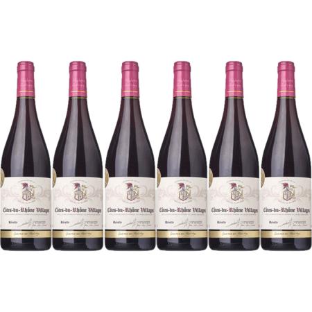 AH Excellent côtes du rhône villages 6 flessen