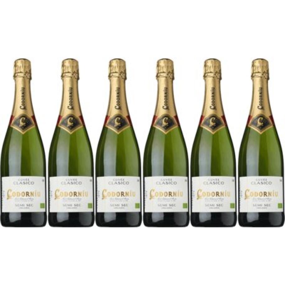 Codorníu Clasico semi sec organic 6 flessen