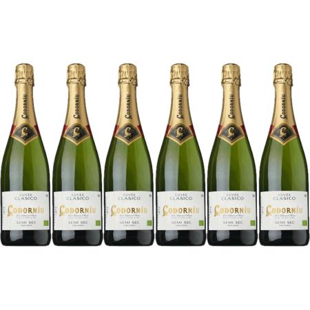 Codorníu Clasico semi sec organic 6 flessen
