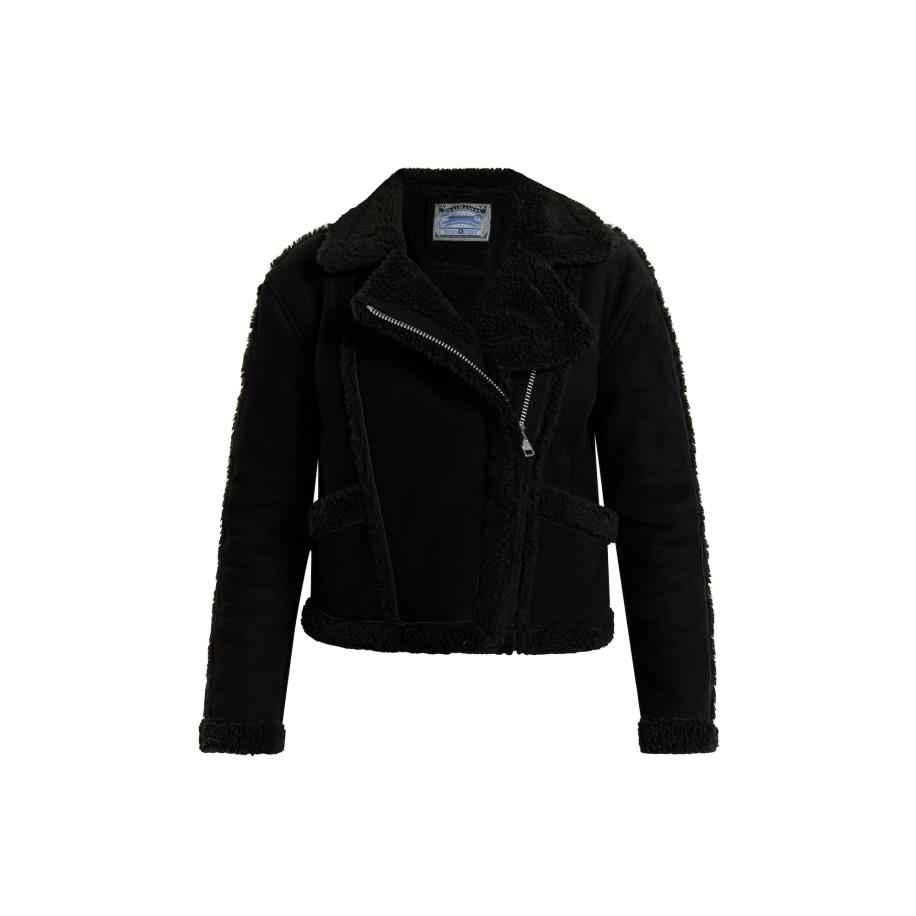 DreiMaster DreiMaster Vintage Winterjas zwart -