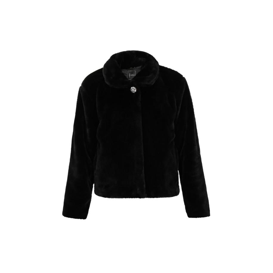 Faina faina Winterjas Fashion Look zwart -