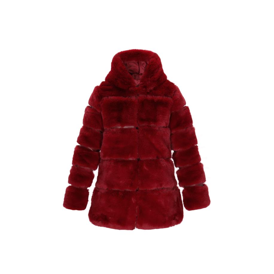 Faina faina Winterjas donkerrood -