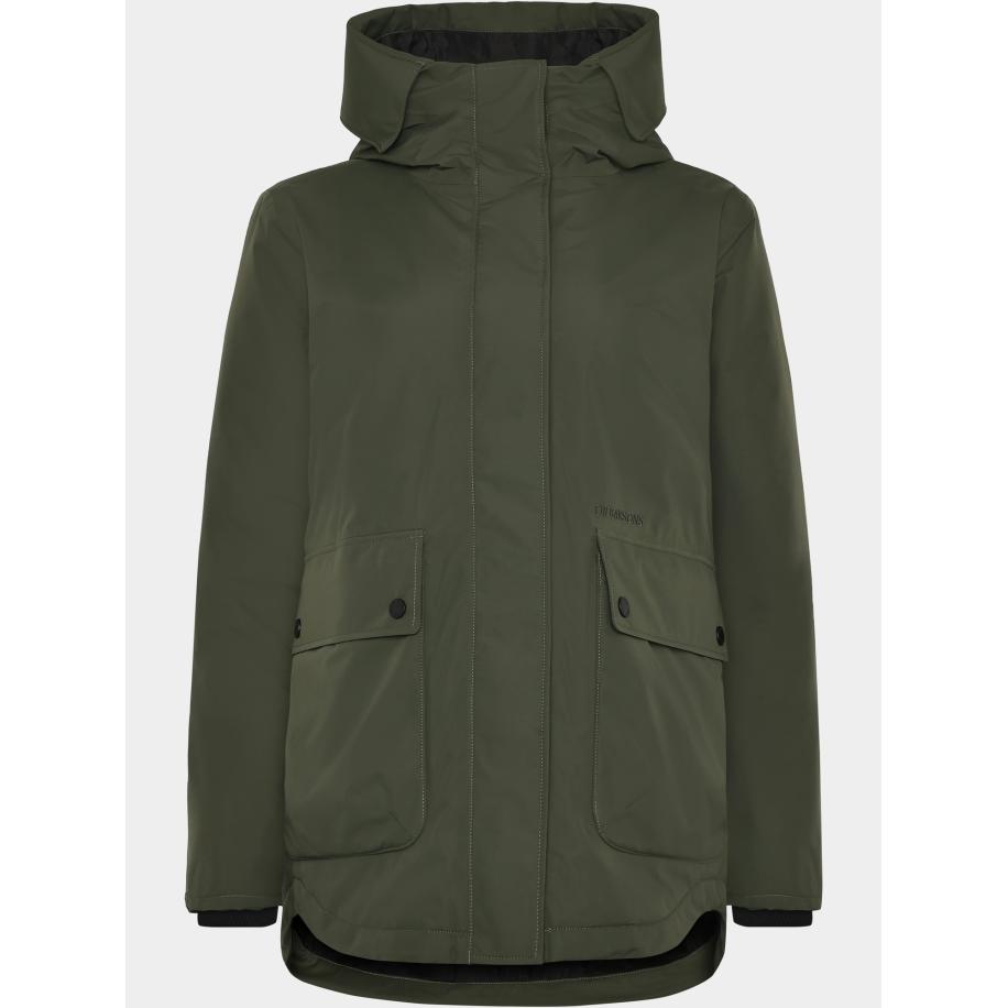 Didriksons Didriksons Winterjas DANIELLA donkergroen -