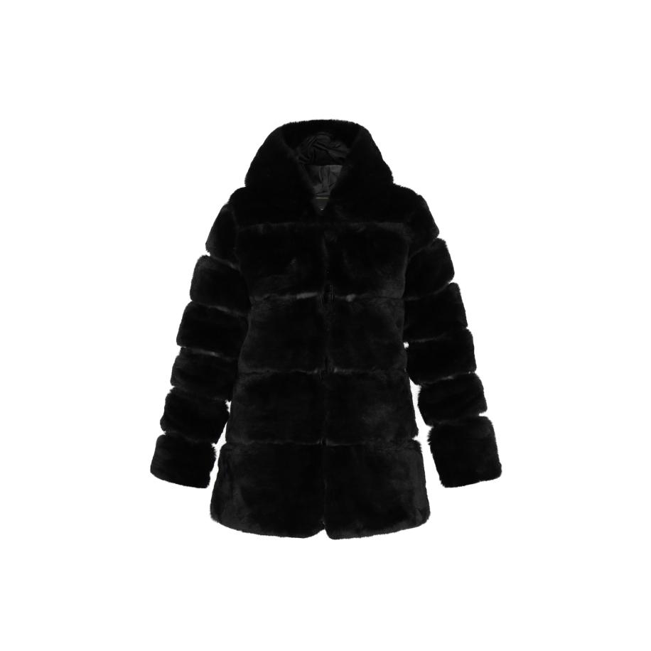 Faina faina Winterjas zwart -