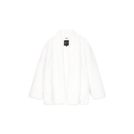 Faina faina Winterjas Fashion Look wit