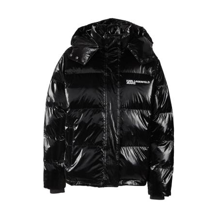 Karl Lagerfeld KARL LAGERFELD JEANS Winterjas zwart / wit