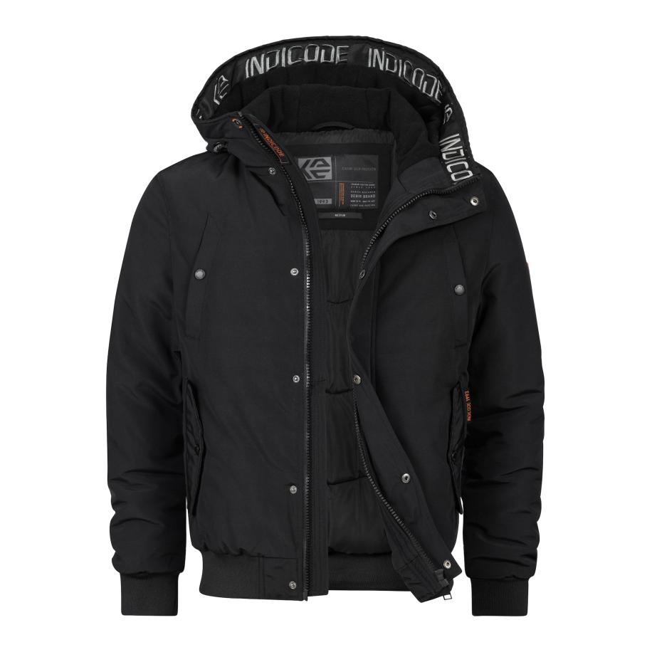 INDICODE JEANS INDICODE JEANS Winterjas Albanos zwart -
