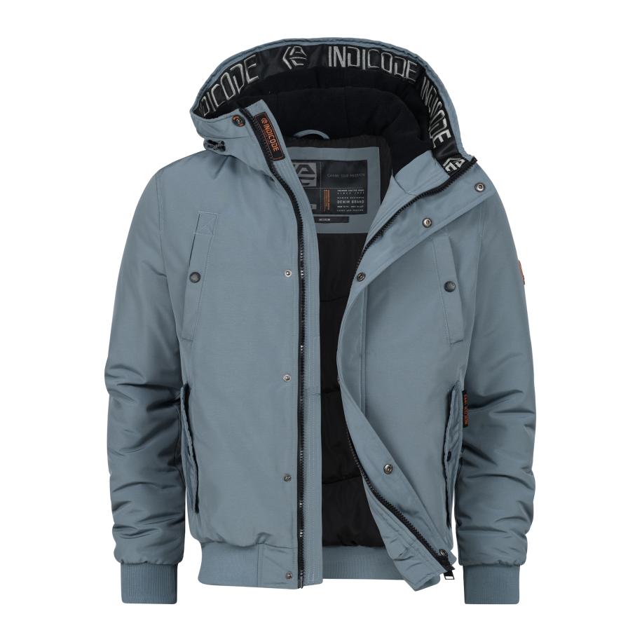 INDICODE JEANS INDICODE JEANS Winterjas Albanos hemelsblauw -