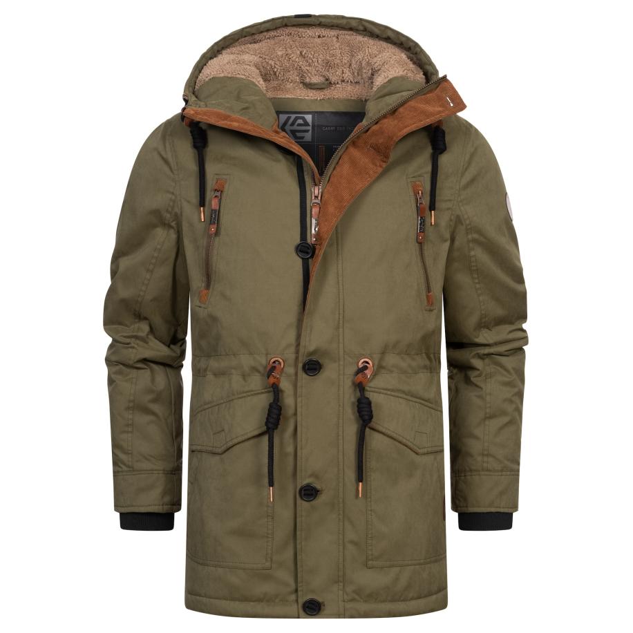 INDICODE JEANS INDICODE JEANS Winterjas Gillespie olijfgroen -