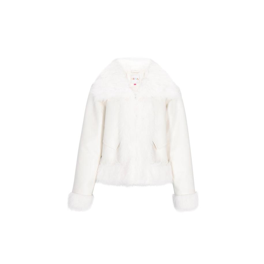 IZIA IZIA Winterjas Fashion Look wit -