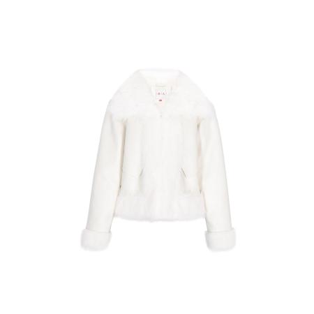 IZIA IZIA Winterjas Fashion Look wit