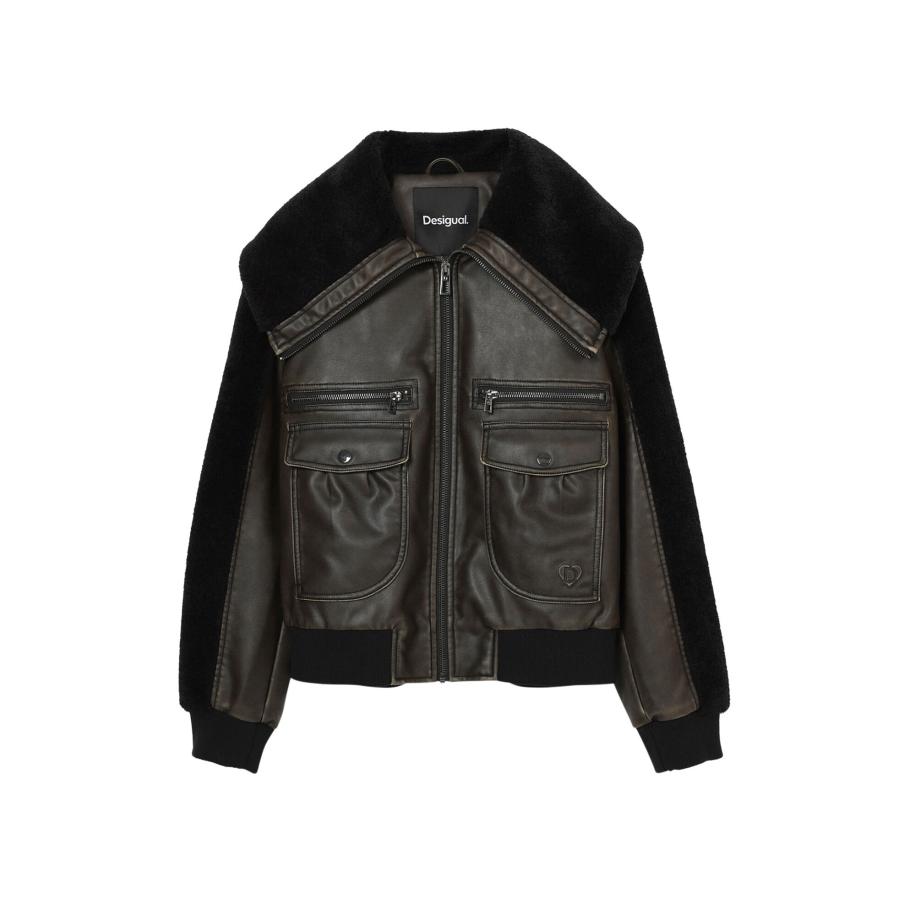 Desigual Desigual Winterjas zwart -