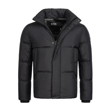 INDICODE JEANS INDICODE JEANS Winterjas Lanse pastelblauw / zwart