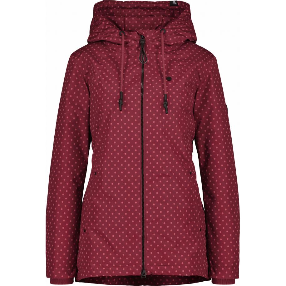 Alife And Kickin Alife and Kickin Winterjas LilouAK cranberry / donkerrood -