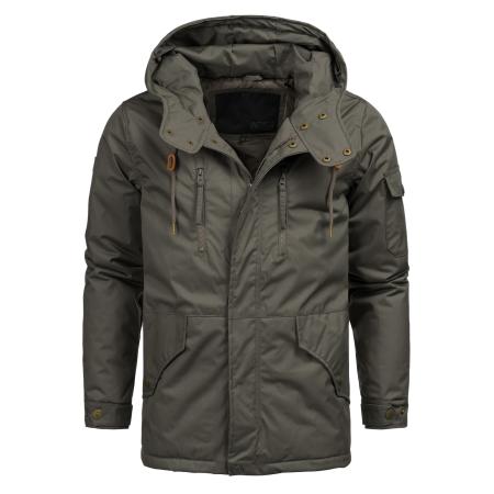 INDICODE JEANS INDICODE JEANS Winterjas Elmhurts grafiet