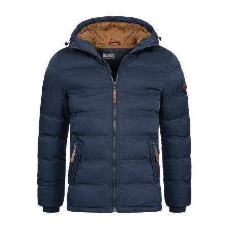 INDICODE JEANS INDICODE JEANS Winterjas navy / bruin