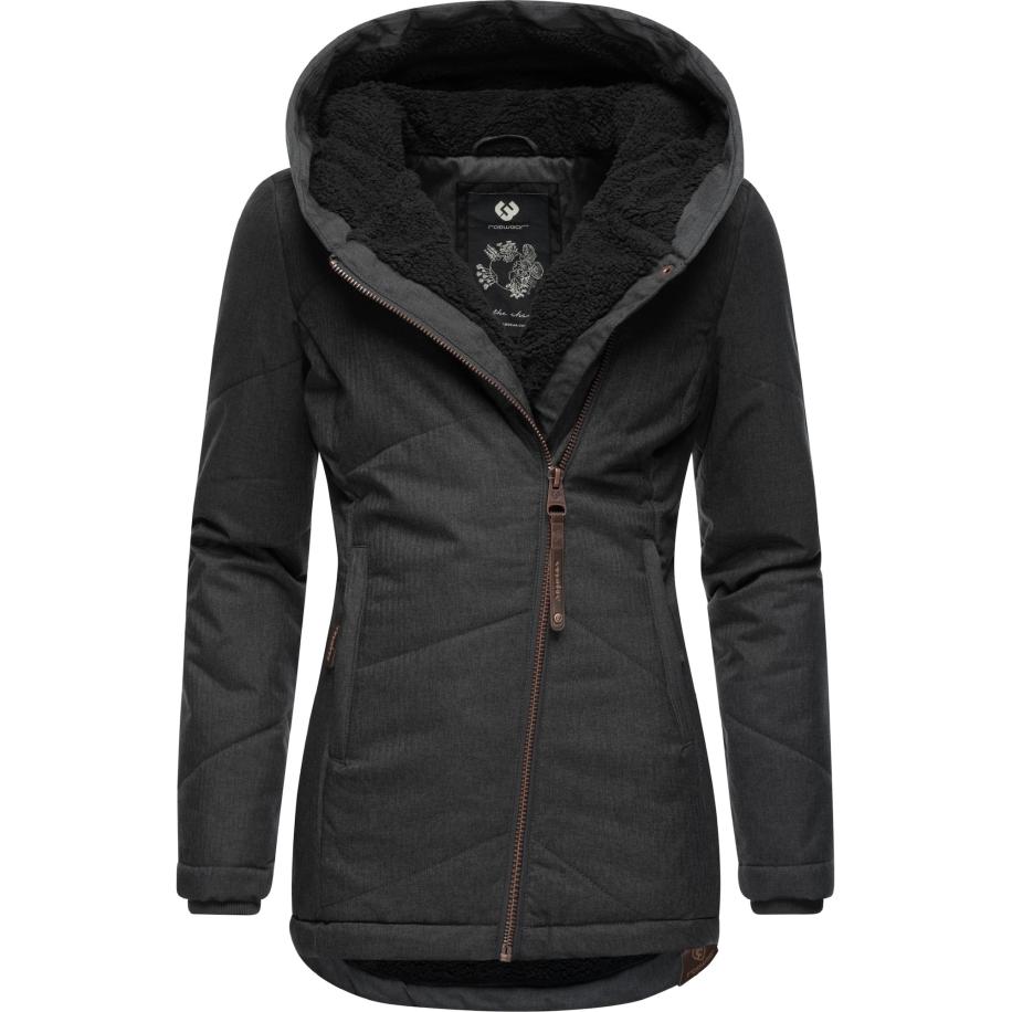 Ragwear Ragwear Winterjas Gordon zwart -