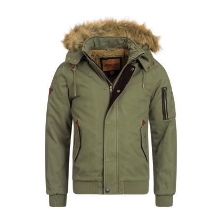 INDICODE JEANS INDICODE JEANS Winterjas Pennington olijfgroen