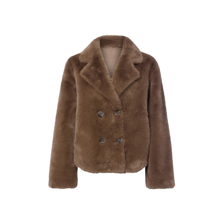 JOOP! JOOP! Winterjas Orsina bruin -